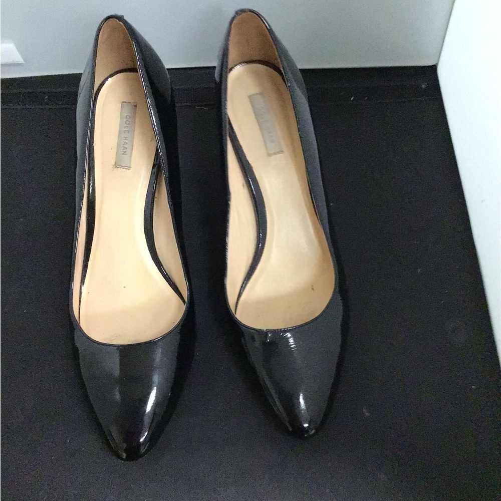Cole Haan Black Patent Leather Heels